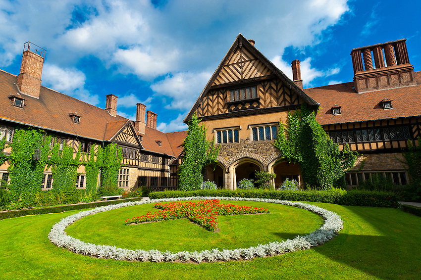 Cecilienhof Palace (site of the Potsdam conference between Truman, Churchill and Stalin from 16 July to 2 August 1945, at the end of World War II), Potsdam, Germany