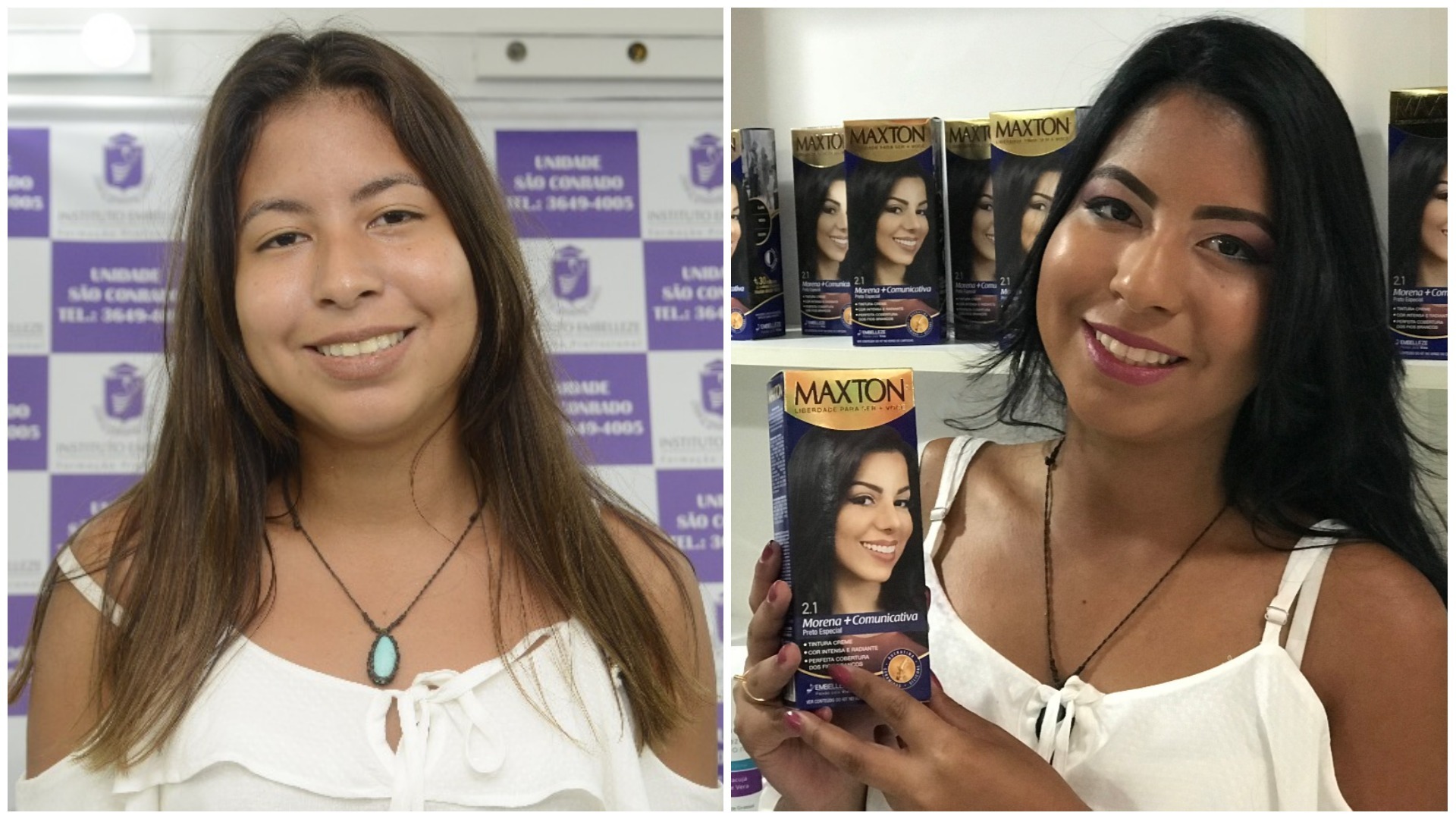 bonde das morenas maxton: carla machado - antes e depois