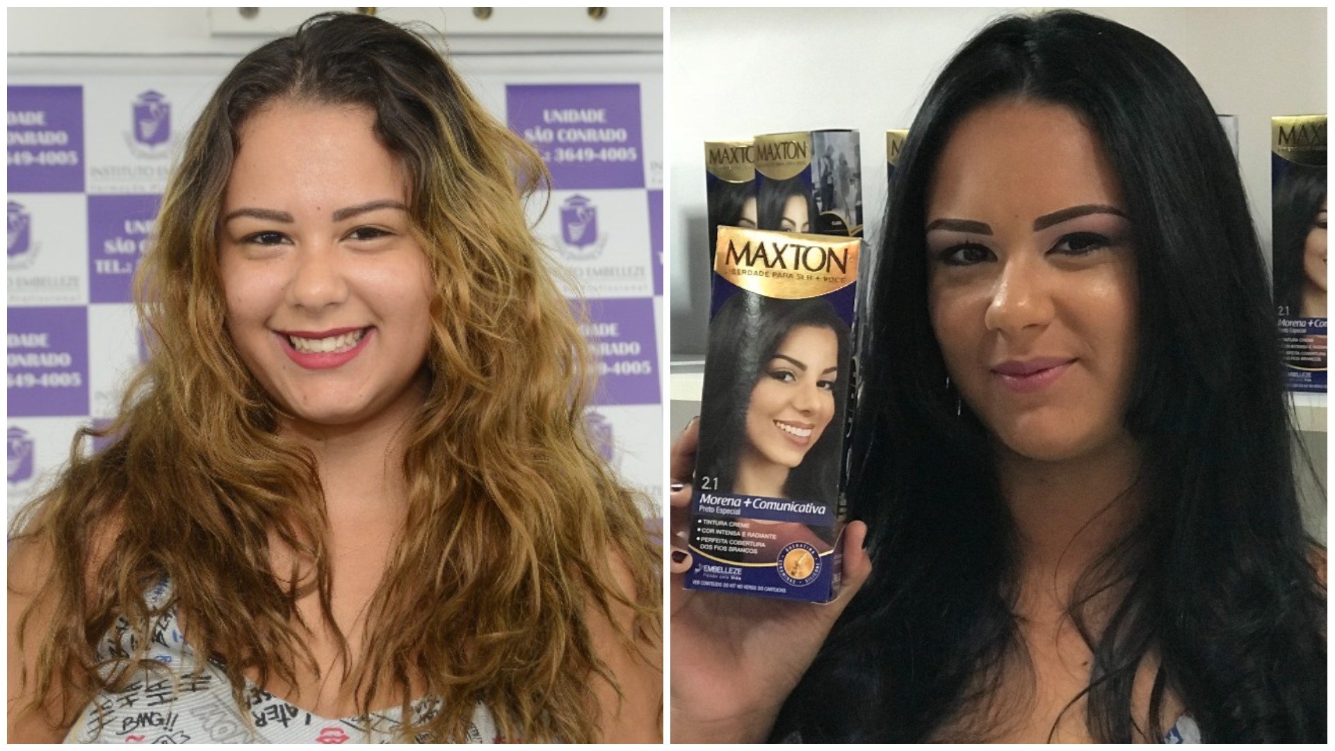 bonde das morenas maxton: antes e depois - juliana caroline