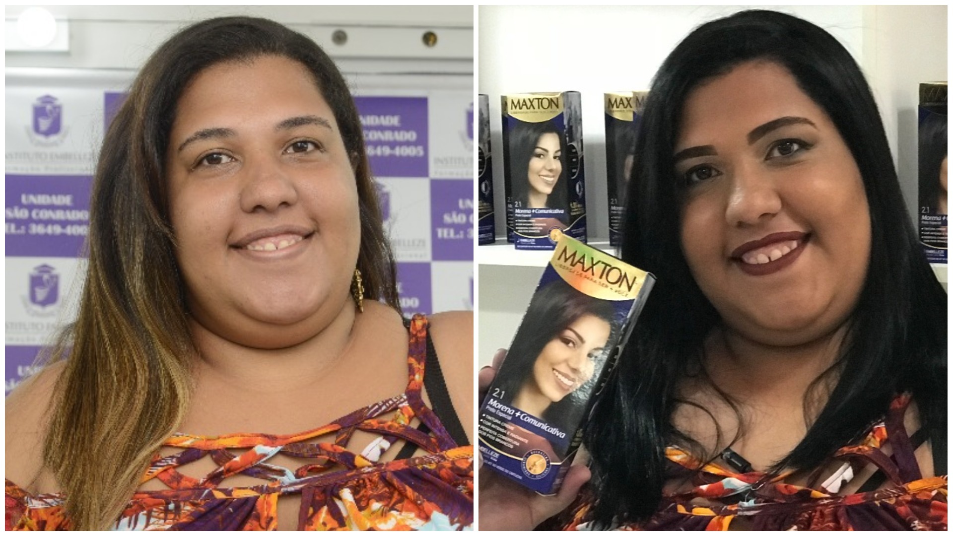 bonde das morenas maxton: tainara viana - antes e depois