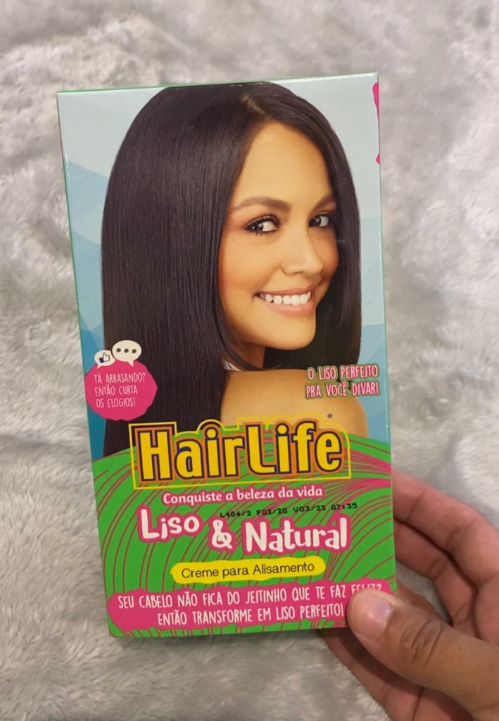 embalagem hairlife liso e natural da embelleze